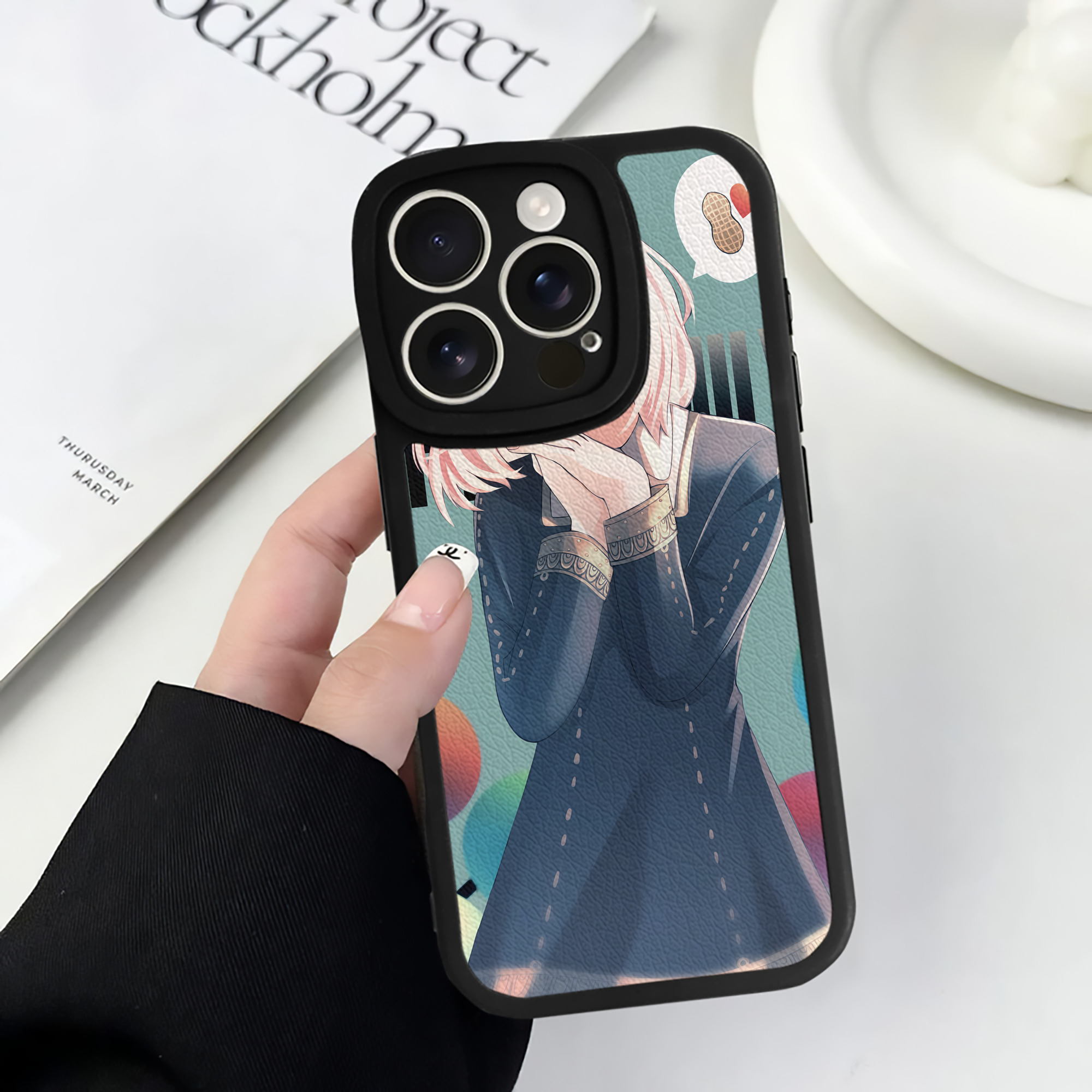 （画像用） SPY×FAMILY间谍家家酒 【iPhone 16シリーズ対応】シリコンスマホケース（レザー調） 材質：シリコン